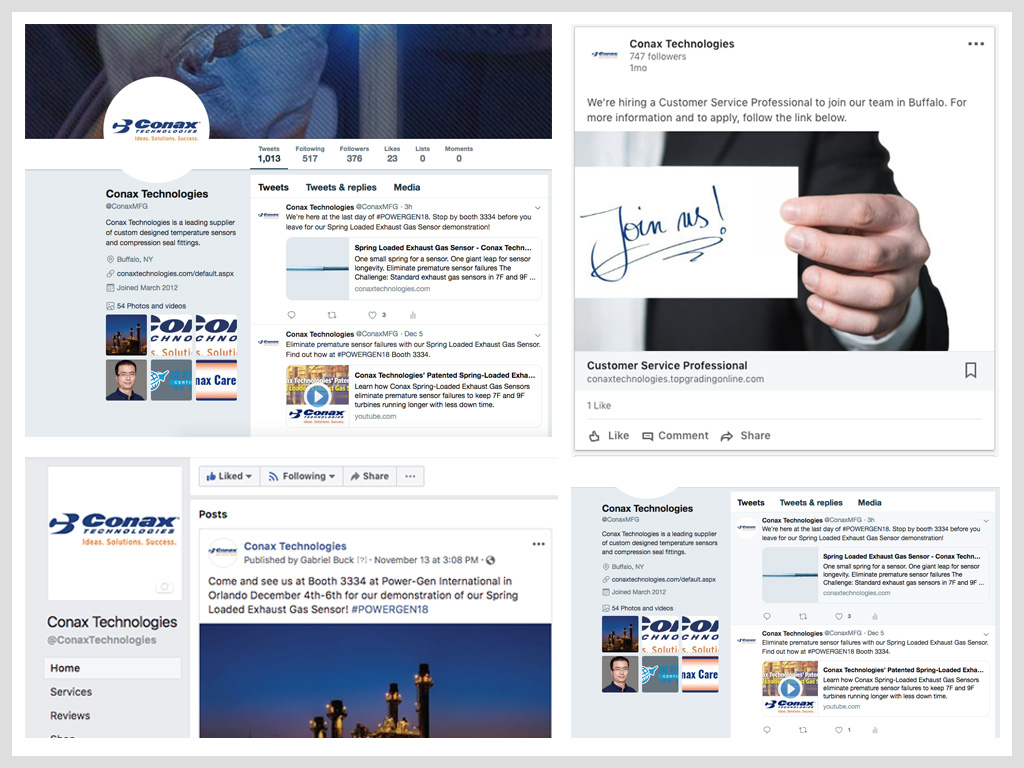 Conax Technologies Social Media Management - Manzella Marketing Buffalo, NY Conax Technologies Social Media Management - Manzella Marketing Buffalo, NY